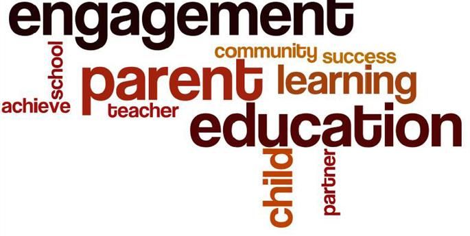 word cloud of family engagement associations word cloud of family engagement associations